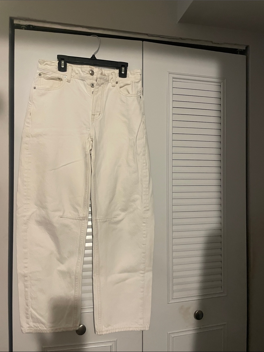 Madewell High-Rise Straight Leg Women's Jeans in White